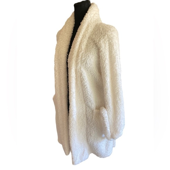 SHERPA Belted Cardigan Casual Women’s Size L/XL Color Ivory ECU Belted, Po… - Picture 8 of 13